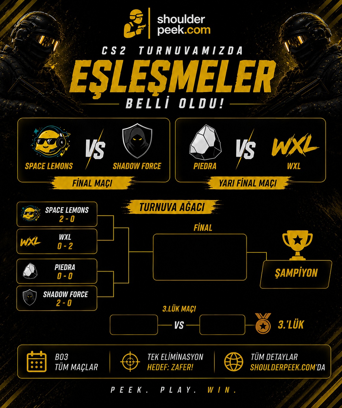 🏆 Finalin Adı Belli Oldu: Space Lemons 🆚 Shadow Force!